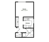 Belize Studio 2d Floor Plan at Tera Apartments Kirkland, WA Belize Studio 2d Floor Plan at Tera Apartments Kirkland, WA